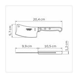 CUCHILLO 20,5 CM. CHURRASCO TOMAHAWK POLYWOOD