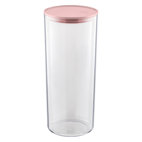 ORGANIZADOR C/TAPA ROSA HERMETICA 2,5L TRANSP.