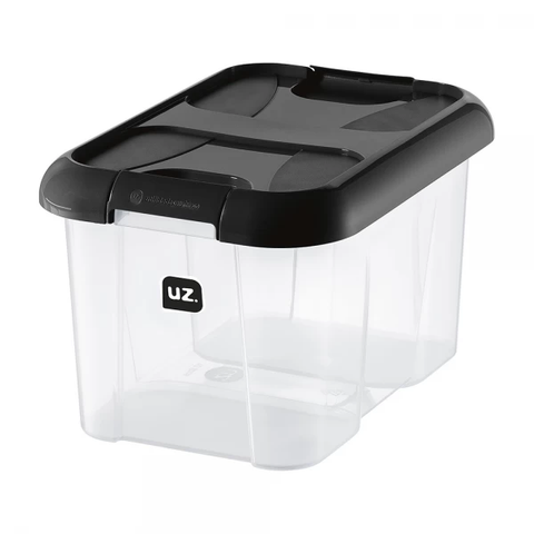 CAJAS ORGANIZADORAS 10L NEGRO SOLIDO