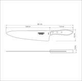 CUCHILLO PARA CARNE 10" POLYWOOD CAFÉ TRAMONTINA