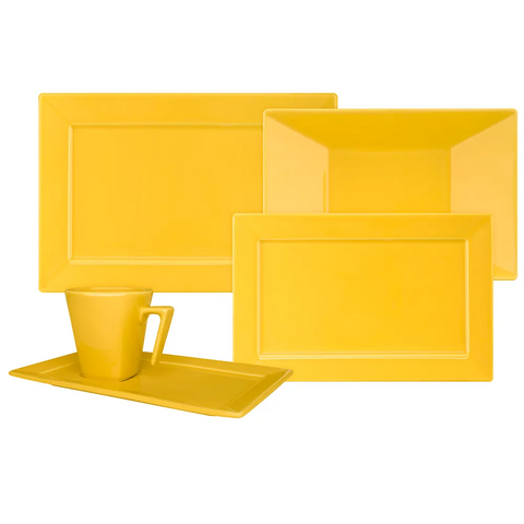 JGO. VAJILLA 30 PZA PLATEAU YELLOW -