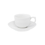 TAZA C/PLATILLO P/TE 240ML FLAMINGO WHITE