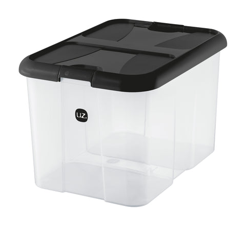 CAJAS ORGANIZADORAS 40L NEGRO SOLIDO